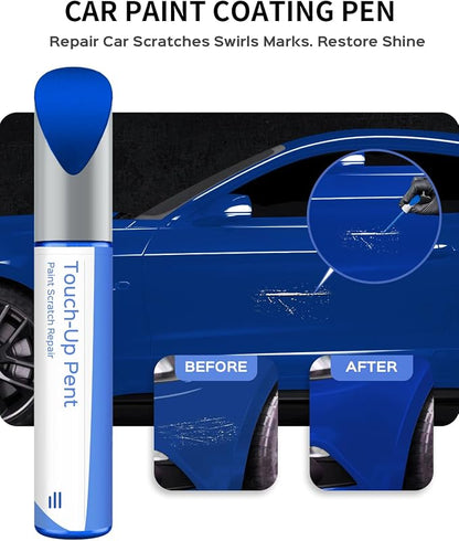 E7 Velocity Blue Metallic Touch Up Paint Compatible with Ford Exact Match–Chips and Nicks Touch Up