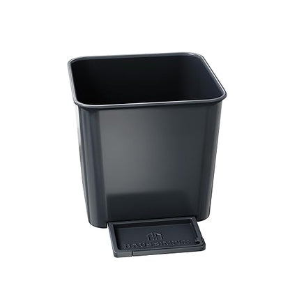 Car Trash Can for Vehicles Leakproof Compact Garbage Bin w/Stability Flap, Anti-Slip Base, Portable Trash Holder for Cars, Trucks, SUVs, Minivans (Gray, Small)