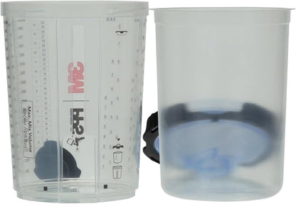 3M PPS 2.0 Spray Gun Cup, Lids and Liners Kit, 26325, Large, 28 Ounces, 125-Micron Filter, Use for Cars, Furniture, House and More, 1 Paint Cup, 50 Disposable Lids and Liners, 32 Sealing Plugs