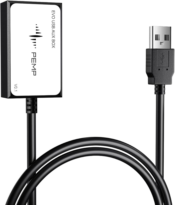 PEMP USBAUX Decoder Box for BMW EVO Systems with Android/Linux Screens, Use AUX Channel Geting Sound