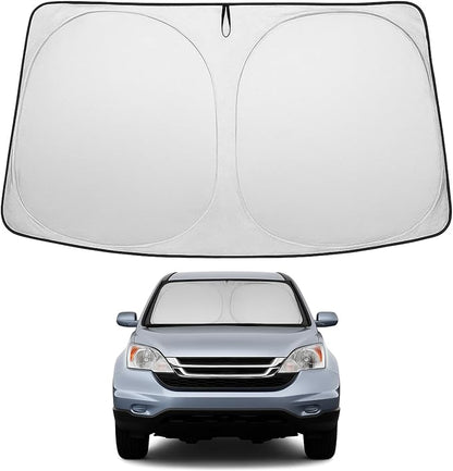 Proadsy 2026 Upgrade Front Windshield Sun Shade Foldable Sunshade Protector Custom Fit 2007–2011 CR-V Accessories