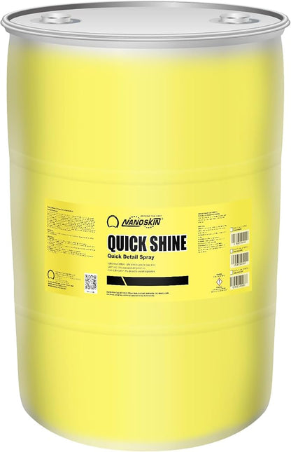 Nanoskin QUICK SHINE Quick Detail Spray 30 Gallons - Waterless Detailer Spray for Car Detailing | Deep Gloss Car Wax Booster & Clay Lubricant | Removes Dust, Smudges, Fingerprints & Other Contaminants