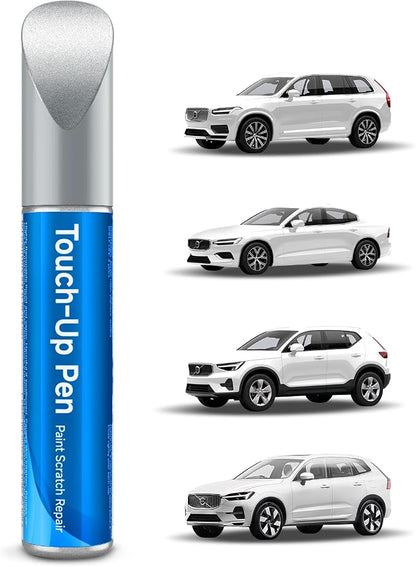 707 Crystal White Pearl Tri-Coat Touch-Up Paint, Compatible with Volvo Exact Match Scratch Repair Paint Compatible with 2016-2024 XC90,2016-2024 S90 - Code 707