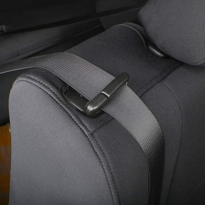 EKR Corolla Seat Covers Custom Fit for Toyota Corolla 2014 2015 2016 2017 2018 2019 L/LE Series Sedan,Leather Car Seat Cover Full Set for SUV-Neoprene(Black)