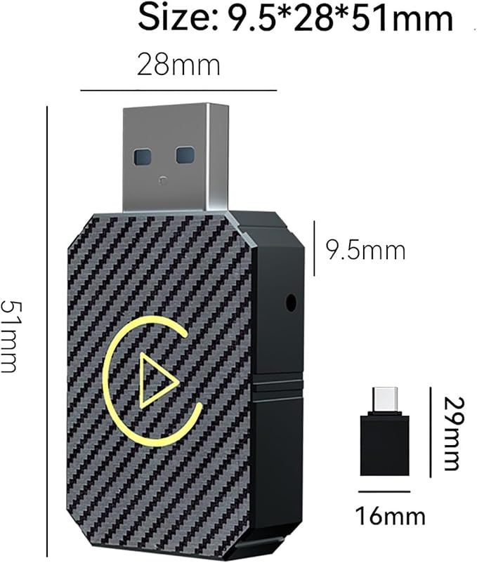 Wireless CarPlay Adapter for Audi A3 Sedan (8Y) /2020, 2021, 2022, 2023, 2024, 2025, 2026