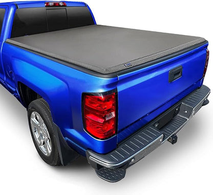 Tyger Auto T3 Soft Tri-Fold Truck Bed Tonneau Cover Compatible with 1988-2006 Chevy Silverado / GMC Sierra 1500 2500 HD 3500 HD | 2007 Classic ONLY | Fleetside 8' Bed (97") | TG-BC3C1010 , Black