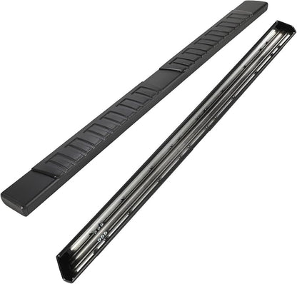 PZ 6" Running Boards Anti-Slip Side Steps Compatible with Chevy Silverado/GMC Sierra 1500 Double Cab 2019-2025, 2020-2025 for 2500HD 3500HD,500LBS No Drill Truck Running Boards Direct Fit Nerf Bar