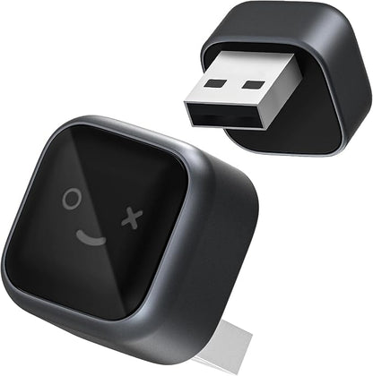 Wireless Carplay Adapter for iPhone - CarPlay Wireless Adapter, Wireless Control Plug & Play Carplay for Cars from 2016 & for Apple iPhone iOS 10+ (Black-Mini)