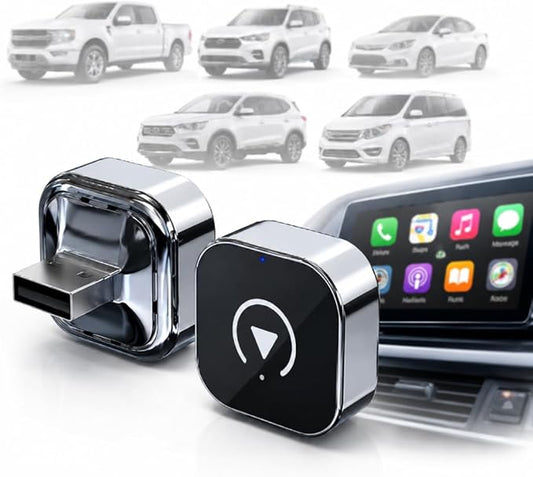 Wireless CarPlay Adapter for BMW X7 2020-2021 SUV- Slim Mini USB Design with Type-C Extension for Stable Zero-Latency Connection