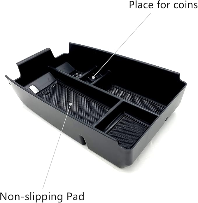 Compatible with Ford Escape 2020 2021 2022 2023 2024 2025 2026, Bronco Sport 2021-2023 2024 2025 2026 Accessories Center Console Tray Organizer, Armrest Secondary Storage Box