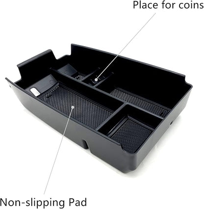 Compatible with Ford Escape 2020 2021 2022 2023 2024 2025 2026, Bronco Sport 2021-2023 2024 2025 2026 Accessories Center Console Tray Organizer, Armrest Secondary Storage Box