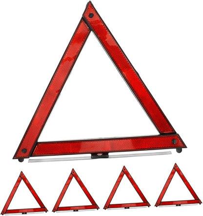 MAGICLULU 5pcs Car Safety Reflectors Warning Safety Triangle Reflective Sign Emergency Roadside Kit for Vehicle