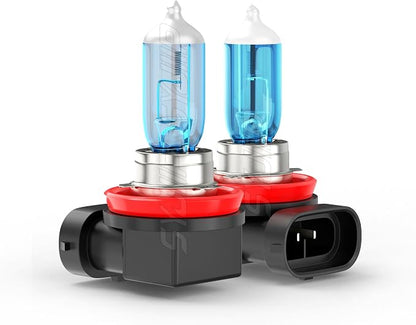Upgraded Halogen Headlight Bulbs for Toyota Tundra 2014 2015 2016 2017 2018 2019 2020 2021, High and Low Beams + Fog Lights Headlamp Combo, 300% Brightness, 6000K White Bright, Plug n Play, 4 PCS