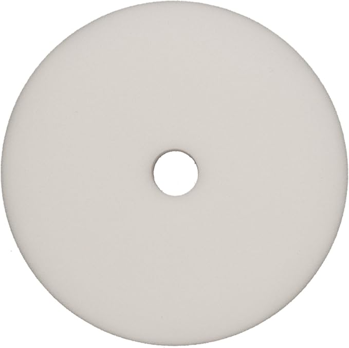 RUPES 9.DA150S Pack of 6 White D-A Ultra-Fine Polishing Foam Pads 150mm | Compatible with 5" Backing Plate | Ideal for Paint Correction & Gloss Enhancement | Extremely Fine Defect Removal