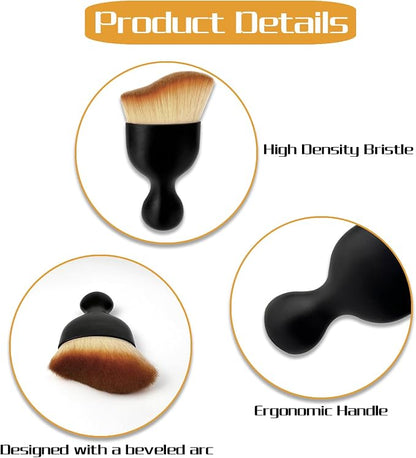 XY North Car Interior Dust Brush, Auto Detailing Brush, Soft Bristles Car Cleaning Brushes, Tool for Air Conditioner Vents, Leather, Computer, Scratch Free, Car Interior Accessories