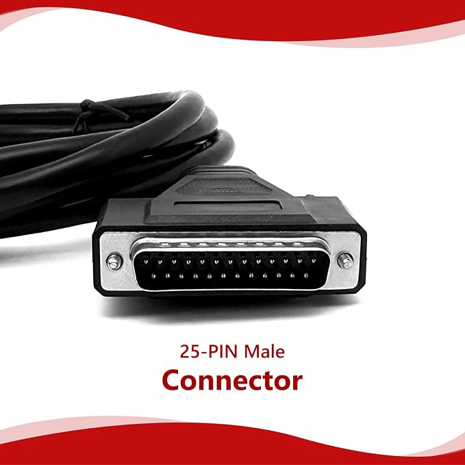 Main Cable Fit for INNOVA 3100 3110 3120 3130 3130C 3140 3150 3160 31703 31603 31403 5610 DB25 OBD2 Diagnostic Scanner, 16-PIN Male to 25-PIN Male OBD-II Test Connector Adapter - 5.1ft/155cm