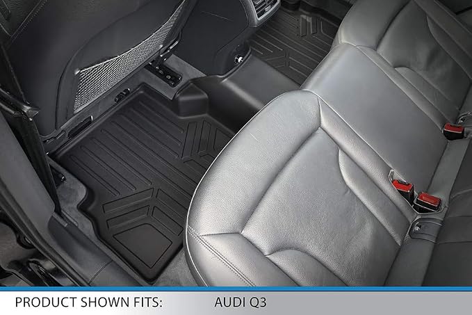 MAXLINER Floor Mats 2nd Row Liner for 2015-2018 Audi Q3