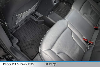 MAXLINER Floor Mats 2nd Row Liner for 2015-2018 Audi Q3