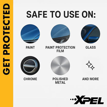 XPEL SiO2 Waterless Car Wash Spray – Quick Spray and Wipe Ceramic Wash – Clean, Shine & Protect with Slick Protective Barrier – High Gloss Finish – No Hose Needed, Rinseless & PPF Safe
