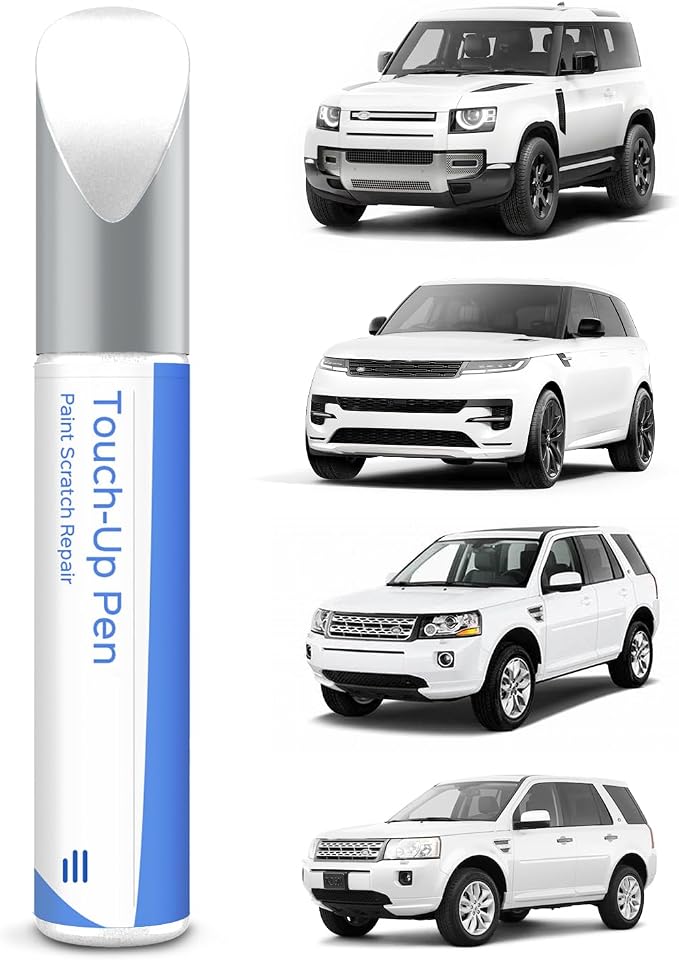 Fuji White(LRC867/NER) Touch Up Paint Compatible with Land Rover Exact Match Chips and Nicks Touch Up