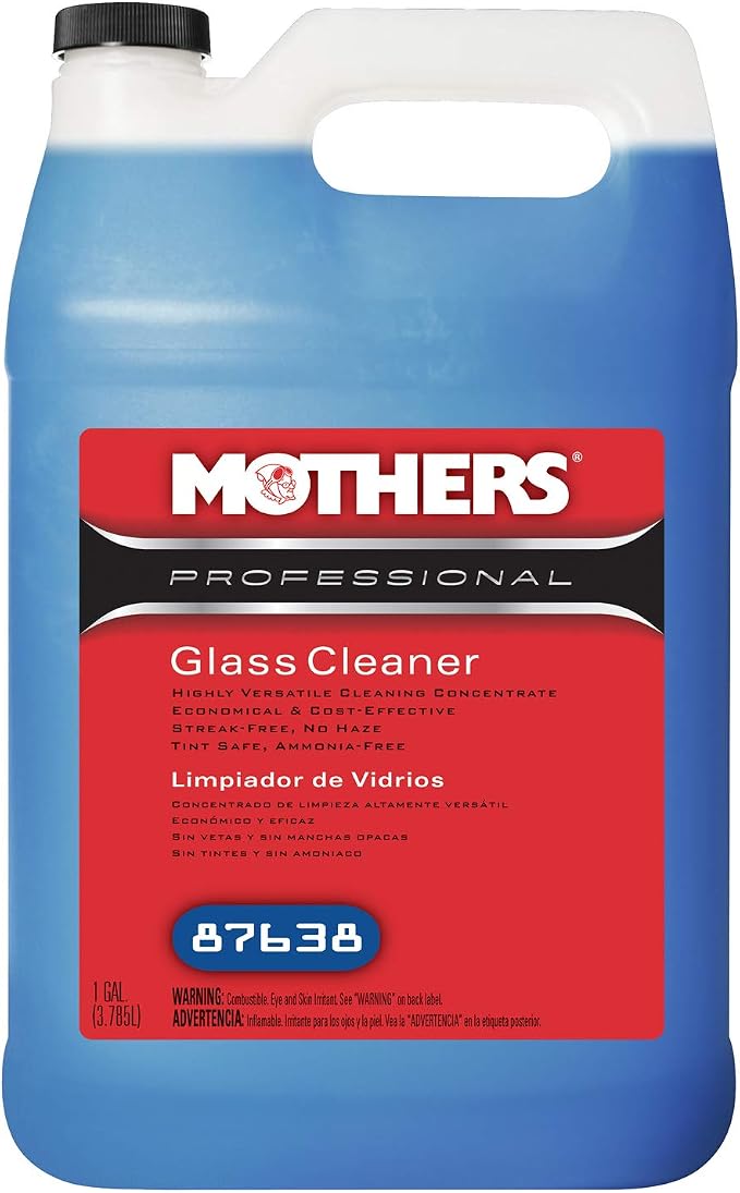 Mothers 87638 Professional Glass Cleaner, 1 Gallon