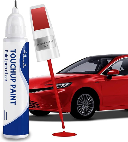 Supersonic Red (3U5) Touch Up Paint for Toyota-Exact Match–Chips and Nicks Car Paint Scratch Repair Kit Automotive Paint Pen for Avalon/RAV4/Camry/Corolla/Highlander/Prius/Sequoia/Sienna/Tacoma