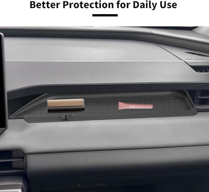 Silicone Passenger Storage Organizer Mat for Toyota RAV4 2026 Silicone Glove Box Organizer Tray Interior Compatible for RAV4 2026 Insert Accessories