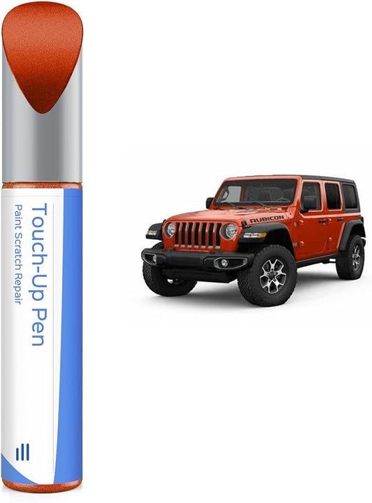 PV6/DV6 Sunburst Orange Pearl Touch Up Paint Compatible with Jeep Exact Match Chips and Nicks Touch Up