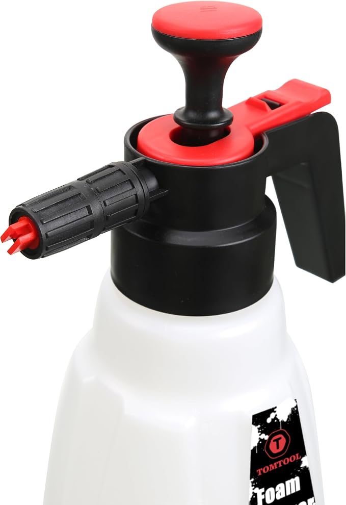 Foam Sprayer, Foaming Pump Blaster Hand Pressure Snow Foaming Cannon Water Blaster, Hand Pressurized Soap Sprayer Manual Foam Cannon Car Wash