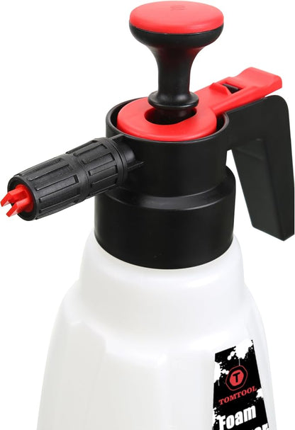 Foam Sprayer, Foaming Pump Blaster Hand Pressure Snow Foaming Cannon Water Blaster, Hand Pressurized Soap Sprayer Manual Foam Cannon Car Wash