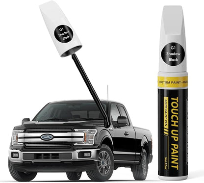 (Shadow Black (G1) Car Touch Up Paint for ford, Car Paint Scratch Repair Kit, 2 in 1 Premium Scratch Remover Pen with Exact Color-Matched
