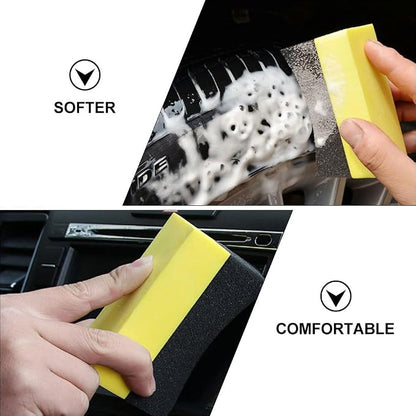 Milisten 10pcs Tire Dressing Applicator Pads Portable Wax Polishing Sponge for Car Interior Cleaning and Tire Shine Sponges for Effective Detailing and Finishing
