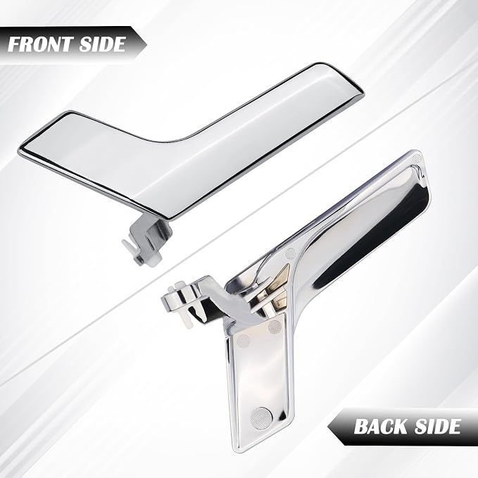 Metal Interior Door Handle Repair Kit (Chrome) | Compatible with Mercedes Benz W204 X204 C230 C250 C280 C300 C350 C63 GLK250 GLK280 GLK300 | Inside Inner Front or Rear Left Driver Side Door Lever