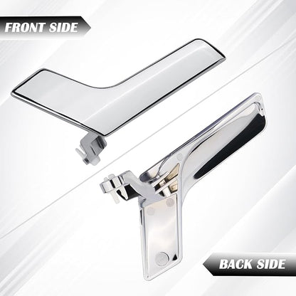 Metal Interior Door Handle Repair Kit (Chrome) | Compatible with Mercedes Benz W204 X204 C230 C250 C280 C300 C350 C63 GLK250 GLK280 GLK300 | Inside Inner Front or Rear Left Driver Side Door Lever