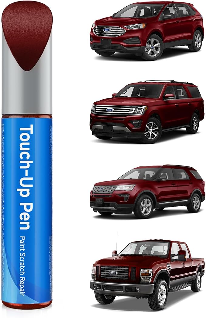 D4 Rapid Red Touch Up Paint Compatible with Ford Exact Match Touch Up Paint Car Scratch Repair