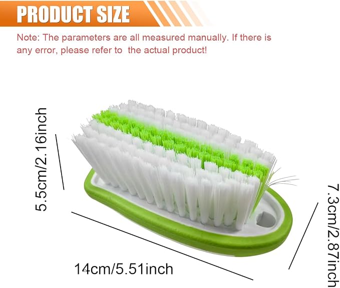 Car Carpet and Upholstery Cleaning Brush, Stiff Bristle Car Detailing Carpet Scrub Brush with Hanging Hole, Vehicle Interior Detailing Brushes for Floor Mats, Couch, Leather Seat (Green)