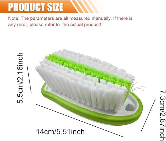 Car Carpet and Upholstery Cleaning Brush, Stiff Bristle Car Detailing Carpet Scrub Brush with Hanging Hole, Vehicle Interior Detailing Brushes for Floor Mats, Couch, Leather Seat (Green)