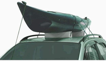 WOOWAVE Kayak Carrier Deluxe Carrier Kit Universal Soft Standard Foam Block for Roof Racks Car-Top Replacement with Tie-Downs, 12 inches