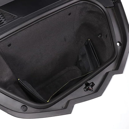 CHEAYAR Front Trunk Storage Organizers Compatible with Corvette C8 Stingray 2020-2023, Black Mesh Cargo Net, C8 Accessories - Trunk Organizer and Storage with Mesh Pocket