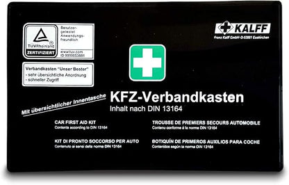 Quattroerre 16057 Hard First Aid Kit for Car Approved DIN 13164
