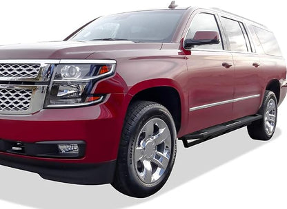 APS 6.5in Side Armor Stainless Steel Running Boards Compatible with Suburban Yukon XL 2005-2020 (Exclude Z71 Hybrid) & Avalanche 03-13 (Without Body Cladding) (Nerf Bars Side Steps Side Bars)
