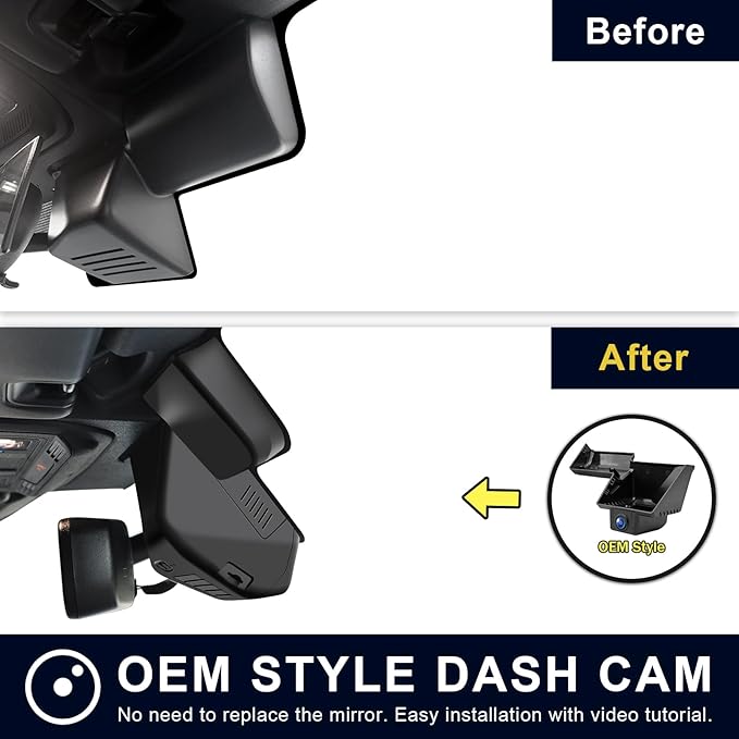 Mangoal Front 4K & Rear 1080 Dash Cam Fit for Ford Bronco 2025 2026(Model B), Does Not Fit Ford Bronco Sport, WiFi & App, GPS, 128GB Card