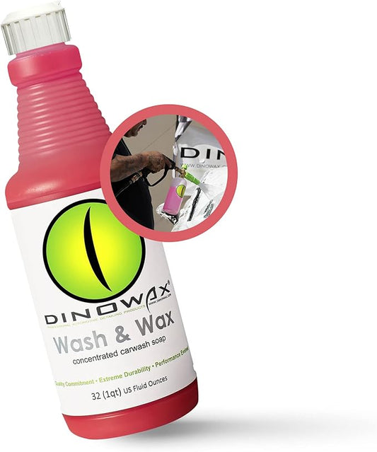 Wash and Wax, Car Wash Concentrate, Car Detailing Shampoo With Ph Balance and 20% Concentration, Clean Collection, Cherry Pie Scent (32 oz)