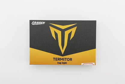 Termitor Latest 9005 H11 Fog Light Bulbs, H9 HB3 Halogen for Off-road only | 70K Lumens, 6500K Daylight White, No Adapter Required, Easy Install, 70,000hrs+ Lifespan, IP68, 1: 1 size, Pack of 2