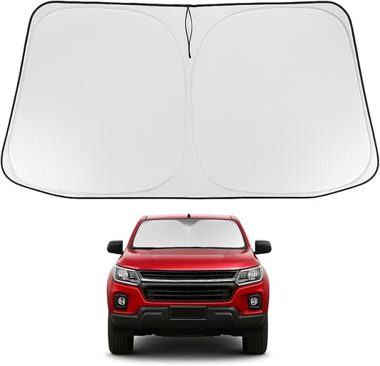 Proadsy 2026 Upgrade Windshield Sun Shade for 2017-2020 Elantra Front Window Sunshade Protector Foldable Sun Visor Blocks UV Rays Keep Car Cooler