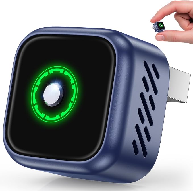2-in-1 Wireless CarPlay & Android Auto Wireless Adapter, One-Click Switch for Apple iPhone and Android, Converts Wired to Wireless, Plug and Play for USB/USB-C, Compatible with 1000+ Vehicles