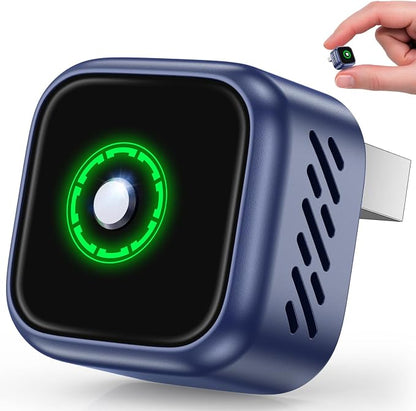 2-in-1 Wireless CarPlay & Android Auto Wireless Adapter, One-Click Switch for Apple iPhone and Android, Converts Wired to Wireless, Plug and Play for USB/USB-C, Compatible with 1000+ Vehicles
