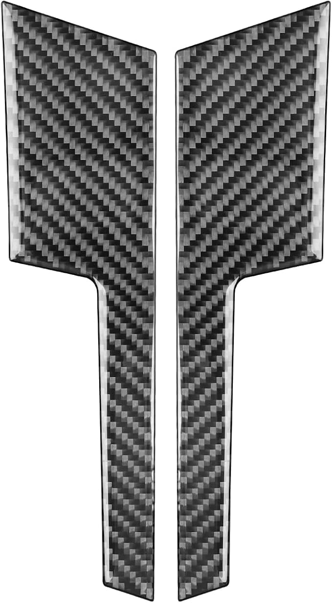 NVCNX Real Premium Carbon Fiber for Toyota Tundra 2022-2026 / Sequoia 2023-2026 2024 2025 Truck Pickup SUV Car Side Mirror Base Panel Cover Exterior Trim Accessories Thick Overlay Sticker Decal 2PCs