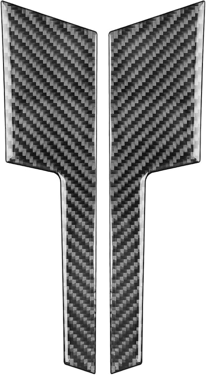 NVCNX Real Premium Carbon Fiber for Toyota Tundra 2022-2026 / Sequoia 2023-2026 2024 2025 Truck Pickup SUV Car Side Mirror Base Panel Cover Exterior Trim Accessories Thick Overlay Sticker Decal 2PCs