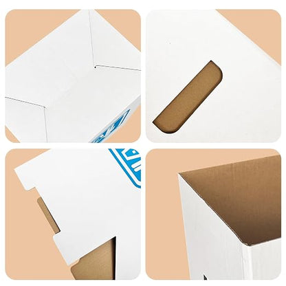 13 Gallon Cardboard Trash cans for Events (Pack of 10)， with 20 Liners Included，Be applicableOutdoor Events pop up Trash cans for Parties，Reusable Portable Garbage Can，in-Home Recycling Bins